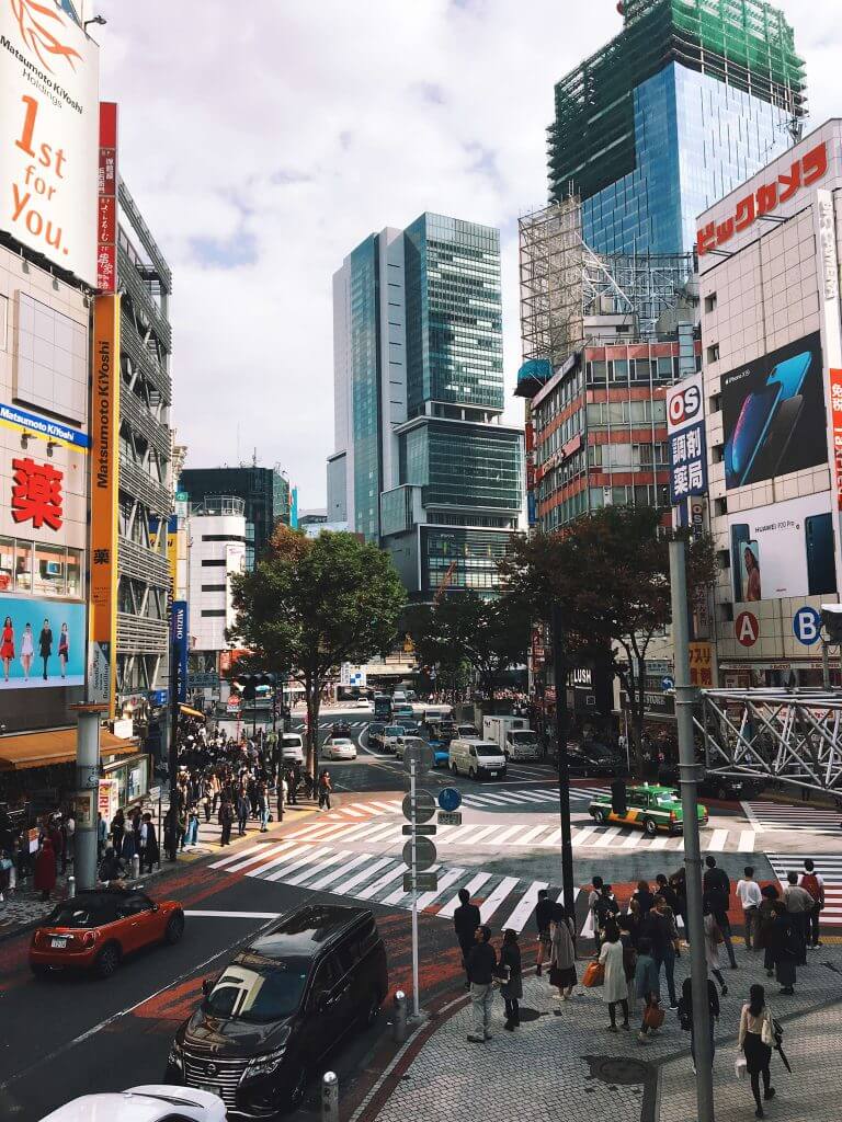 street in Tokyo Japan