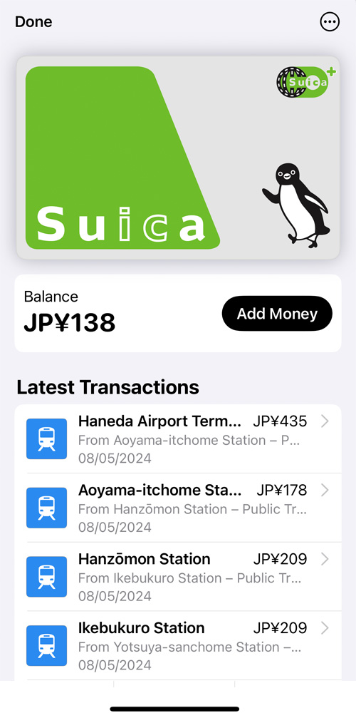 suica iphone