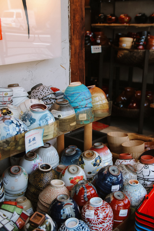 cups in kappabashi tokyo