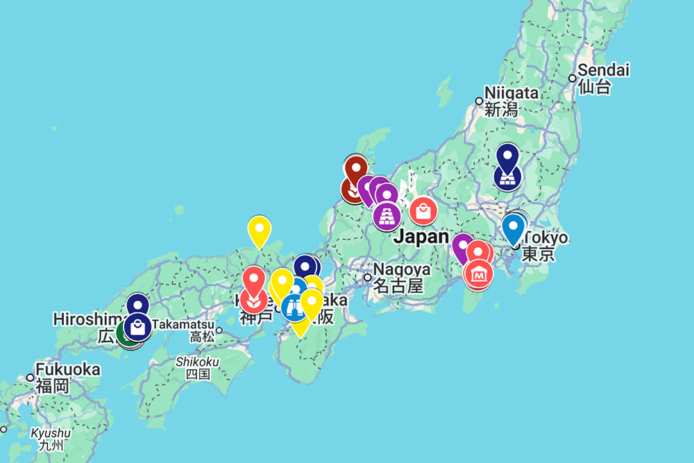 3 week japan itinerary map 3 week japan itinerary map
