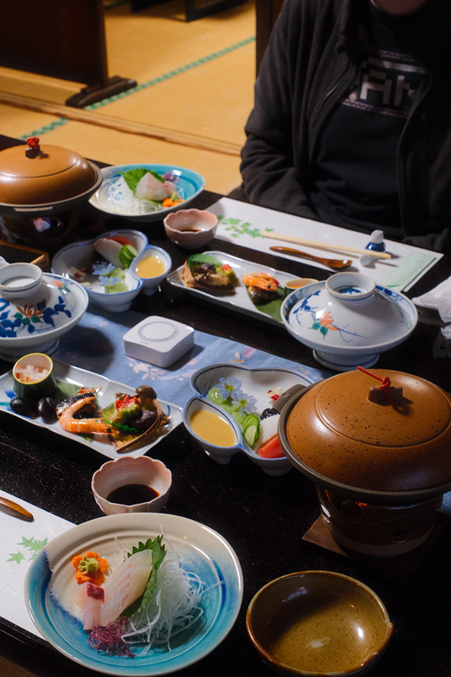 temple stay sasaguri dinner