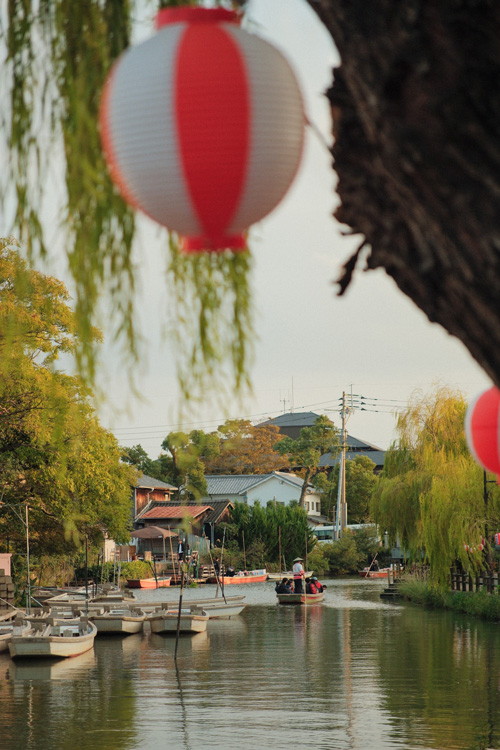 yanagawa canal boats