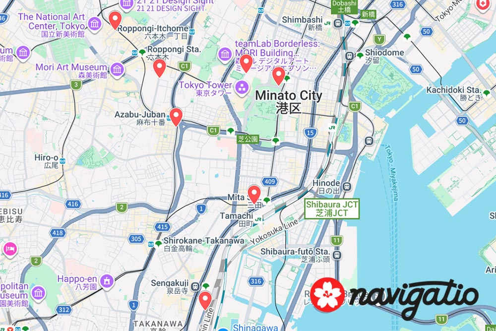 sailor moon manhole covers tokyo map locations