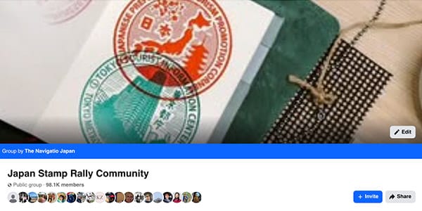 stamp group japan navigatio
