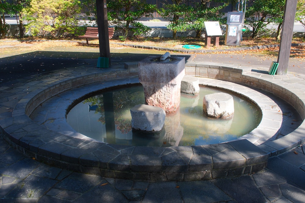 ashi-yu in unzen onsen