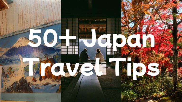 50+ japan travel tips