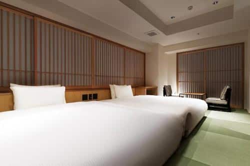 tatami room in prostyle ryokan asakusa tokyo