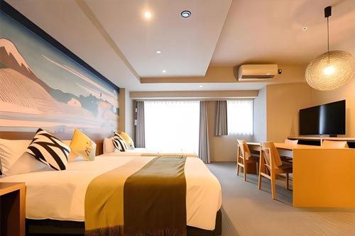 inside ueno minn hotel rooms