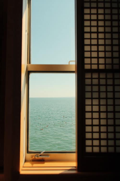 view from window of the two star 4047 train